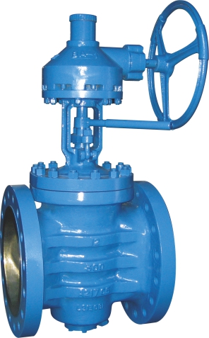 Bevel Gear Carbon Steel Plug Valve